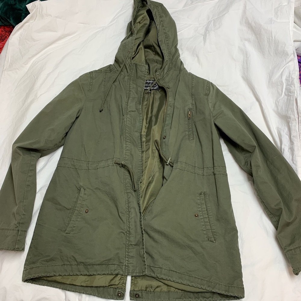 Green army jacket